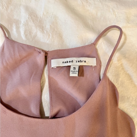 Naked Zebra Lavender Scalloped Mini Dress - Picture 2 of 3